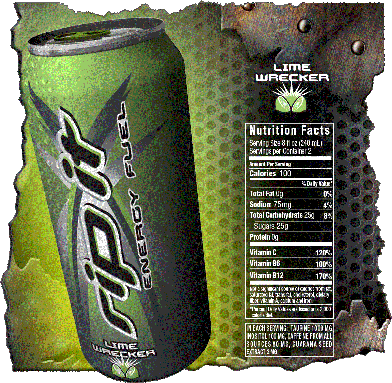 - Sitemap - Rip It Energy Shot Strawberry 12 Pack (864x864), Png Download