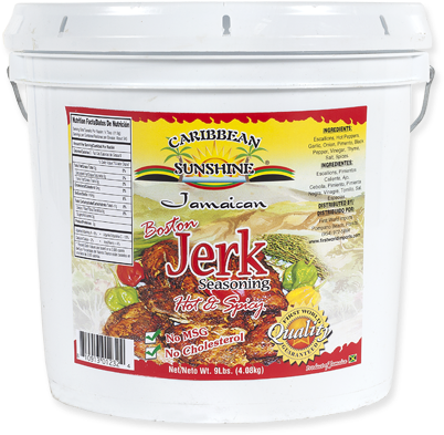 Caribbean Sunshine Boston Jamaican Jerk Seasoning Hot&spicy - Jerk (500x500), Png Download