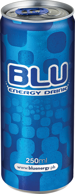 Blu Classic - Blu Energy Drink Classic (300x770), Png Download