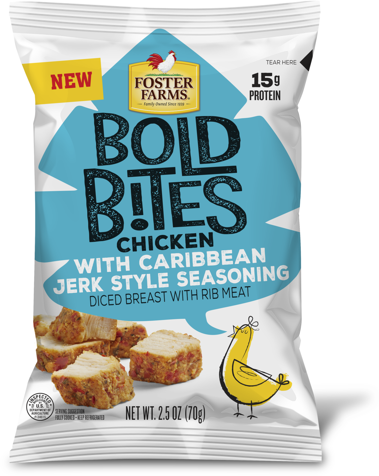 Foster Farms Caribbean Jerk Bold Bites, - Foster Farms Bold Bites (1638x2048), Png Download