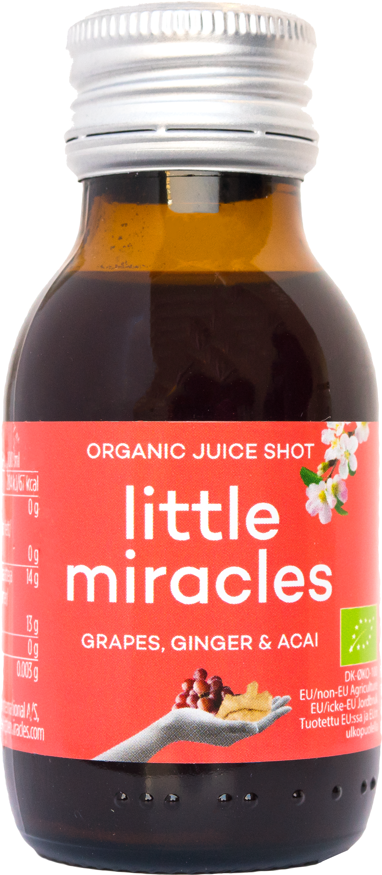 Voimashotti, Acai & Inkivääri, 60 Ml - Little Miracles (4025x4024), Png Download