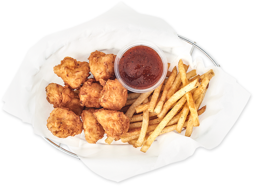 Honey Marinated Nuggets Meal (850x626), Png Download