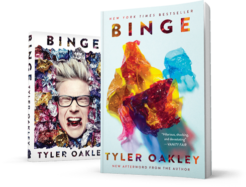 Order Now - Tyler Oakley Binge Book Cover (490x374), Png Download