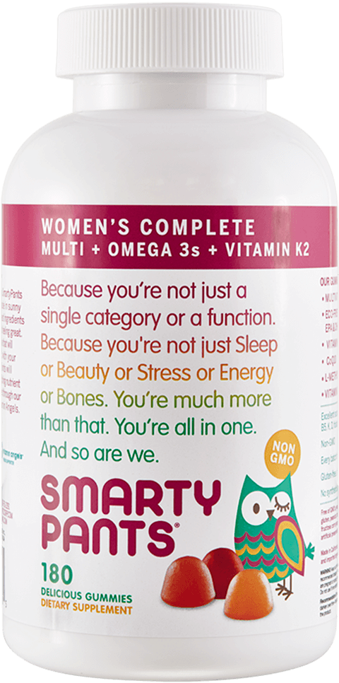 Smartypants Attracts Capital Infusion, Extends Line - Smartypants Women's Complete, Gummies - 180 Gummies (480x966), Png Download