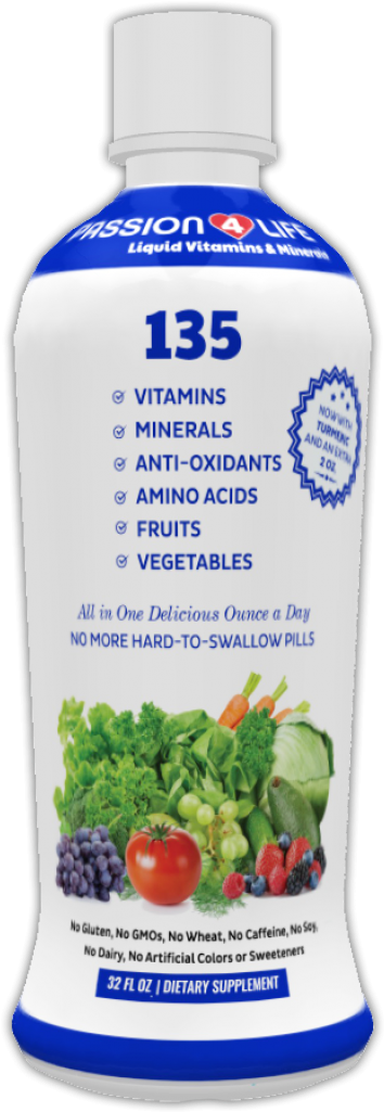 Passion 4 Life Liquid Multivitamin Minerals Aminos (567x1024), Png Download