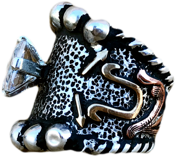 Usher Brand Signature Ring Ubsr-001 - Pendant (1280x999), Png Download