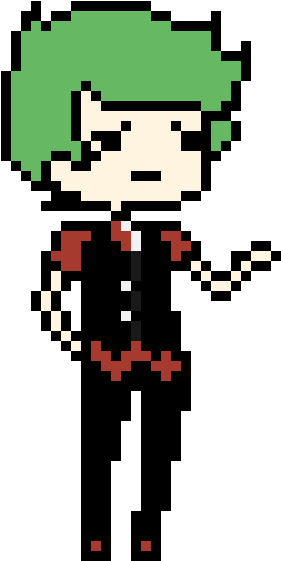 Knt Ted - Pixel Art (400x590), Png Download