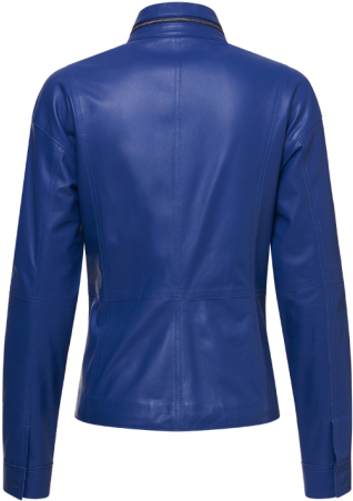 Nappa Leather Jacket - Jacket (509x677), Png Download