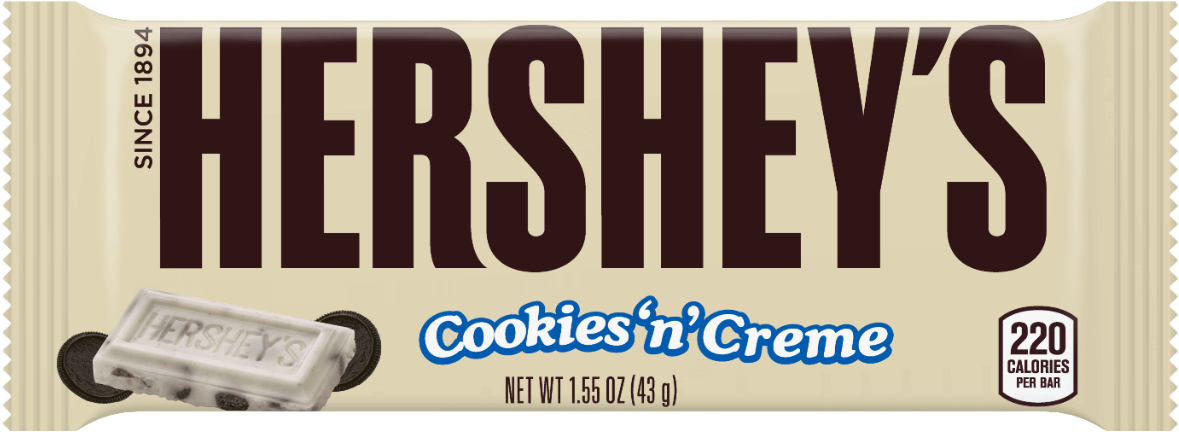 Hershey's Variety Pack 30ct Candy Bars - Hershey's Cookies N Creme (1280x1280), Png Download