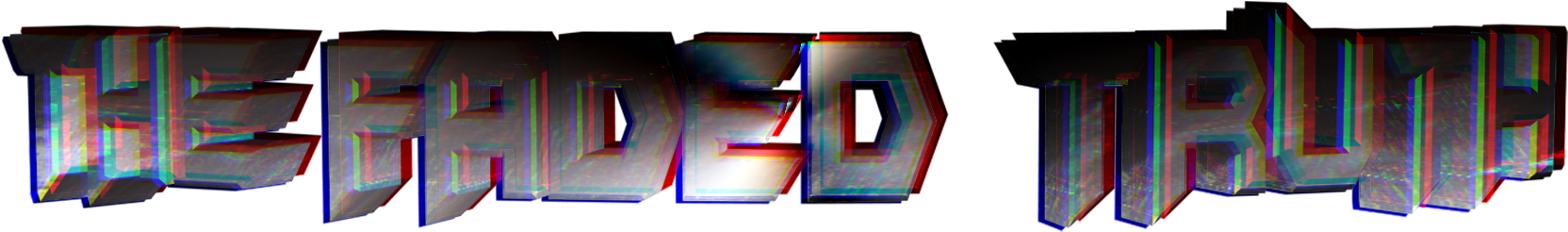 Letters Rgb Split - Graphic Design (1980x1020), Png Download