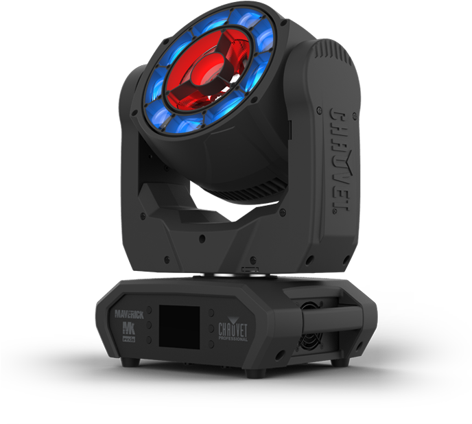 Previous - Next - Chauvet Professional Maverick Mk Pyxis Rgbw Led Moving-head (687x772), Png Download