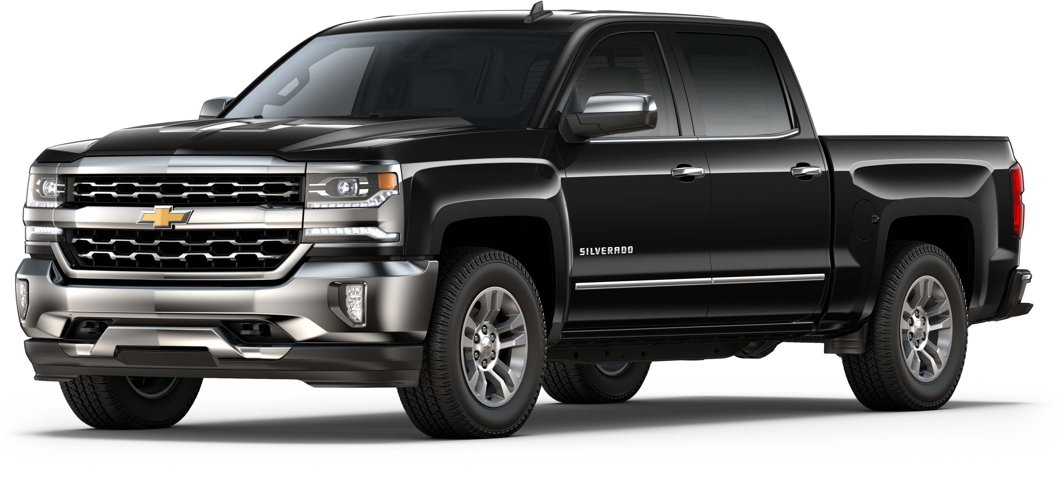 Silverado Ltz 4wd - 2018 Chevrolet Silverado 1500 Crew Cab (3840x1722), Png Download