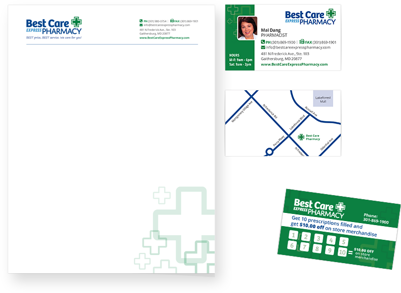 Best Care Letterhead (850x600), Png Download