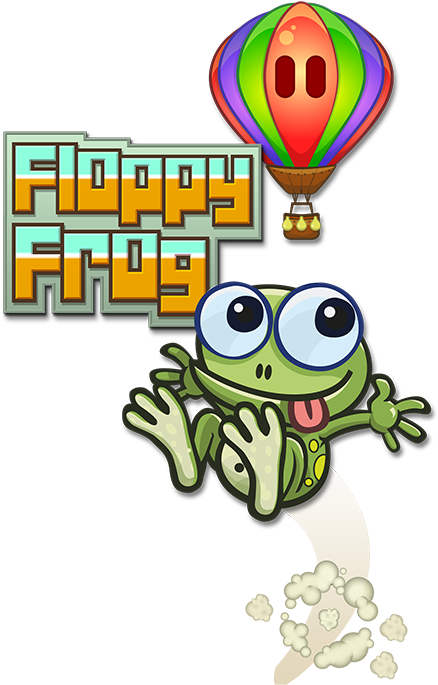 Floppy Frog Flappy Bird Frogger Footer - Frog (454x707), Png Download