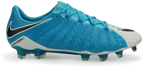 Nike Men's Hypervenom Phantom Iii Fg White/black/photo - Nike Men's Hypervenom Phantom Ii Fg Soccer Cleat (photo (500x391), Png Download