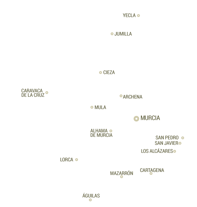 Mapa Region De Murcia (1200x764), Png Download
