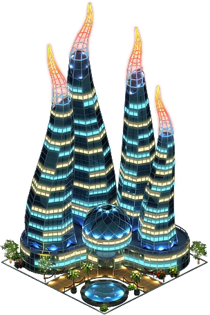 Dubai Towers - Dubai Towers Dubai (304x454), Png Download