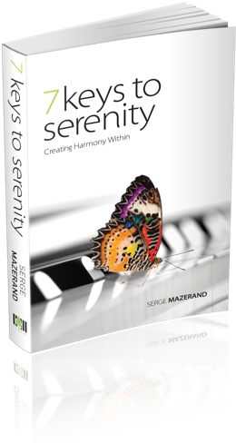7 Keys To Serenity Book - 7 Keys To Serenity By Serge Mazerand (480x550), Png Download