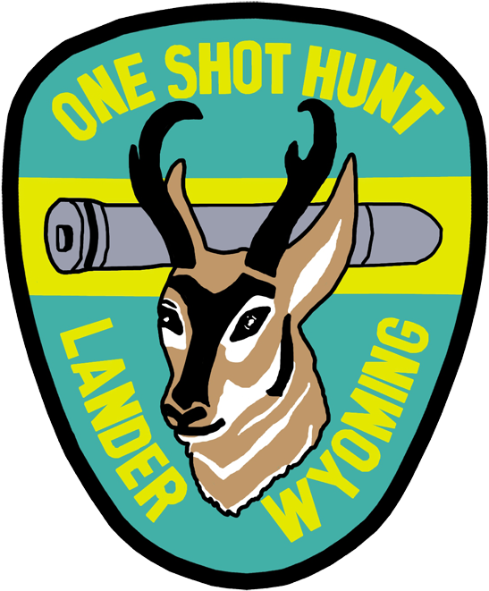 One Shot Antelope Hunt Badge - Hunting (600x713), Png Download