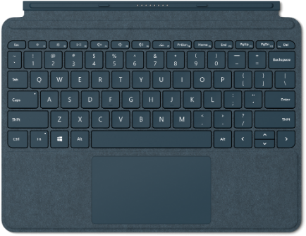 Microsoft Surface Go Signature Type Cover Cobalt Blue - Surface Go (600x600), Png Download