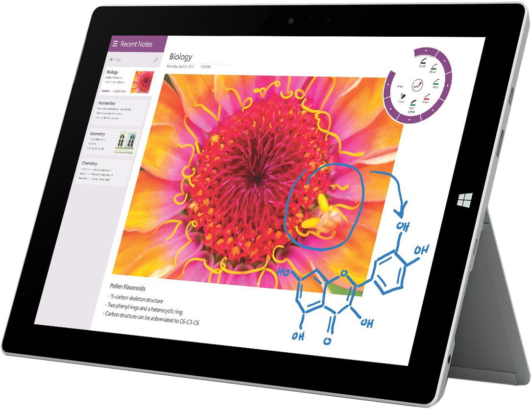 Microsoft Surface 3 - Recertified - Microsoft Surface Pro 3 256 Gb, Intel (1134x861), Png Download