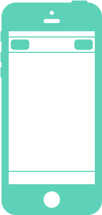Wirekit - Mobile Wireframe Png (250x530), Png Download