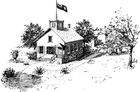 Pioneer Clipart Schoolhouse - One Room School House Clip Art (500x328), Png Download