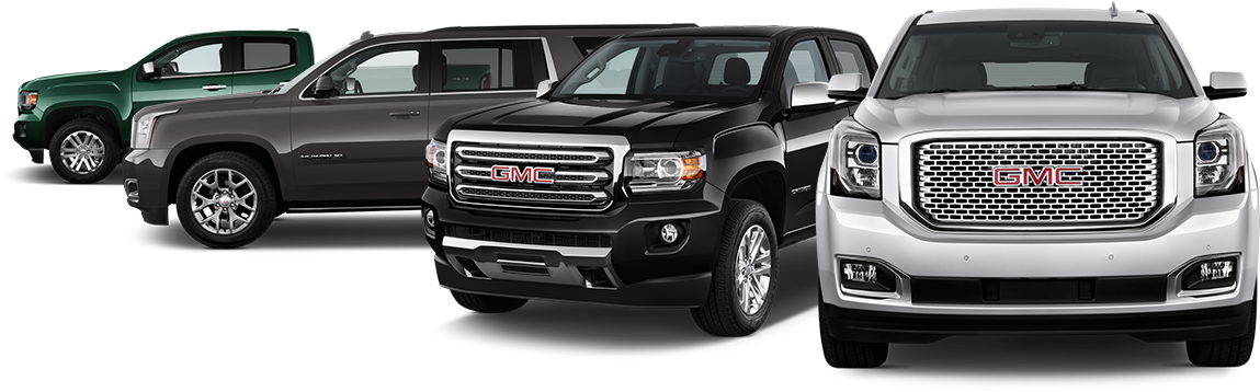 2016 Gmc Lineup - General Motors Cars Png (1200x510), Png Download