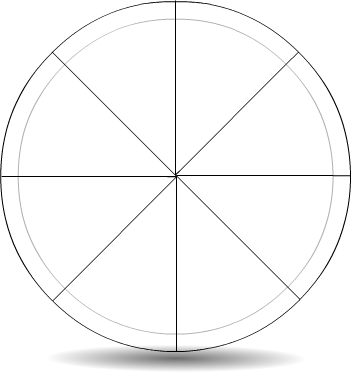 Wheel-8parts - Spin The Wheel 5 (351x372), Png Download