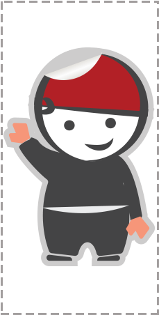 Eco Die Cut Sticker - Die Cutting (600x600), Png Download