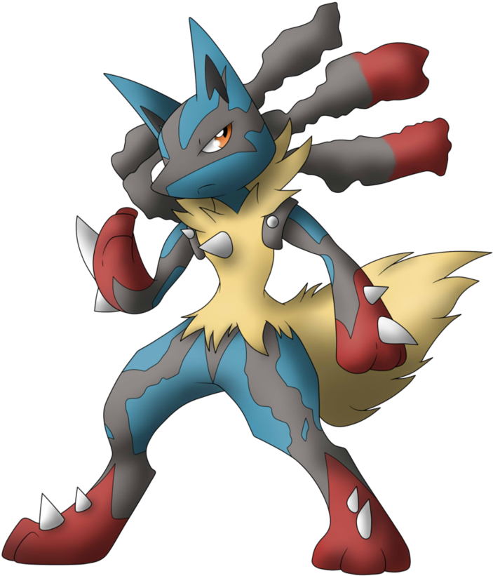 Mega Lucario By Ar-ameth - Hinh Anh Pokemon Lucario (852x938), Png Download