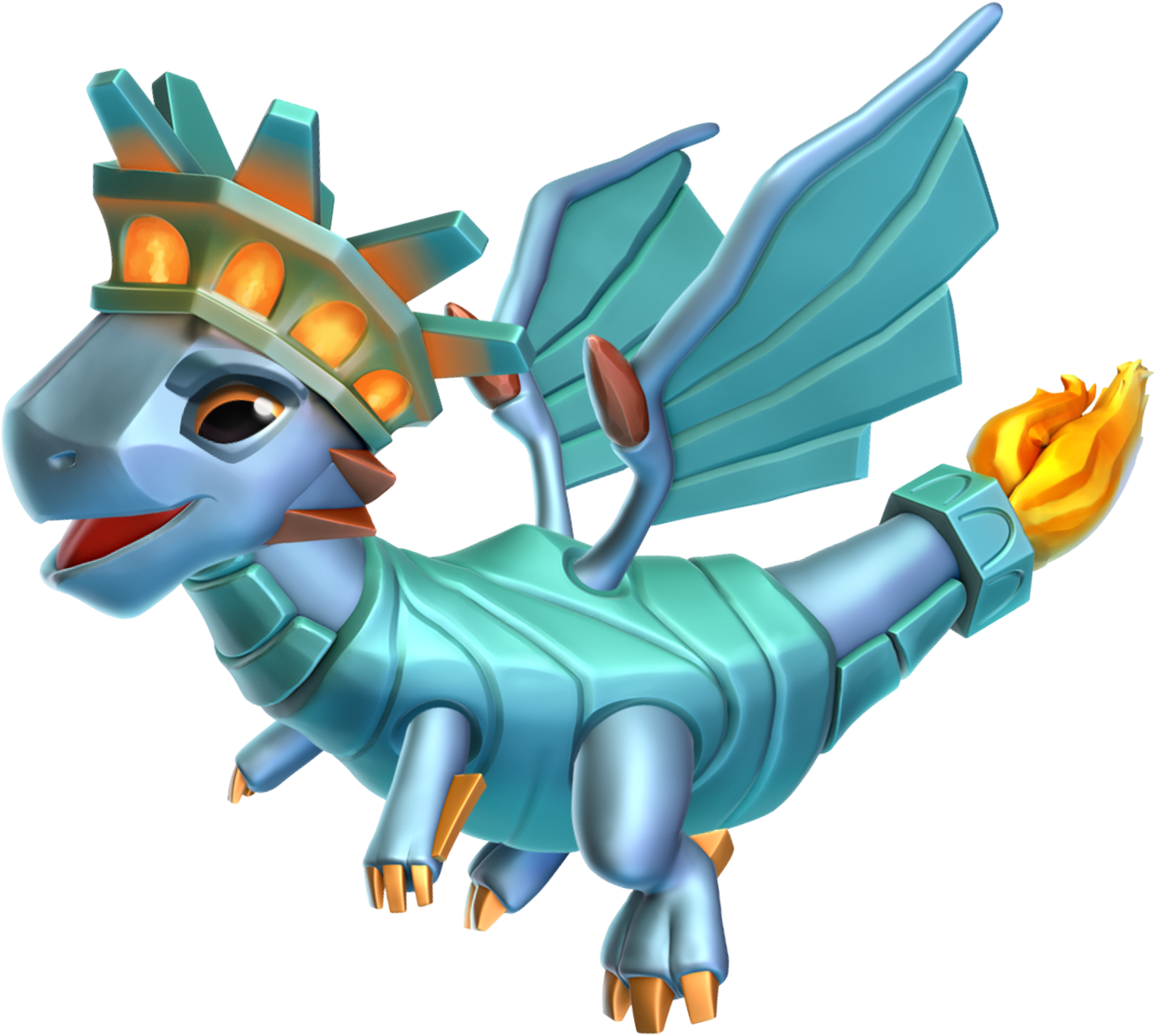 Liberty Dragon - Dragon Mania Legends 2017 (1428x1280), Png Download