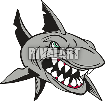 Clipart Info - Sharks (361x346), Png Download