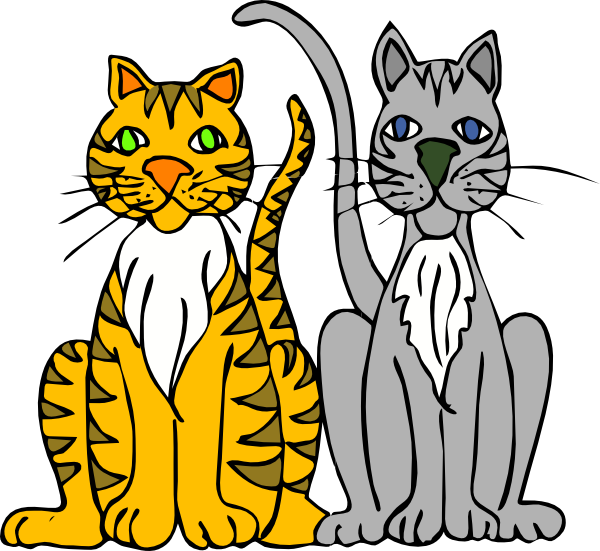 Cartoon Tigers Svg Clip Arts 600 X 551 Px (600x551), Png Download