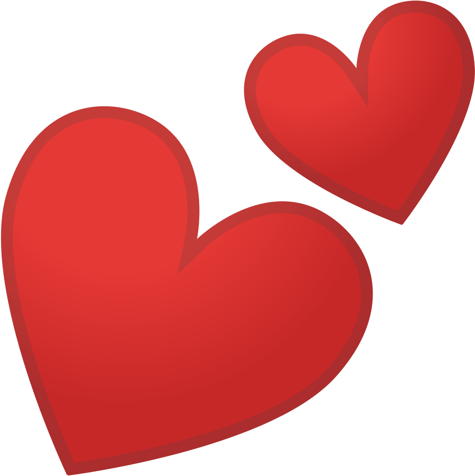 Two Hearts Icon - Two Hearts (1024x1024), Png Download