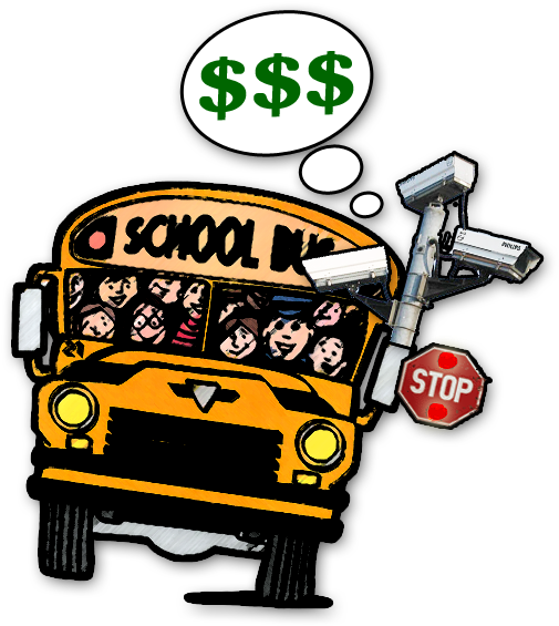 School Bus Ticket Cameras - School Starts Be Safe (534x579), Png Download