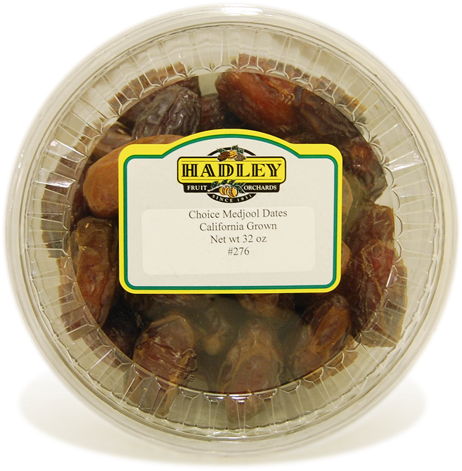 California Grown Choice Medjool Dates 2lb - Hadley Fruit Orchards (700x700), Png Download