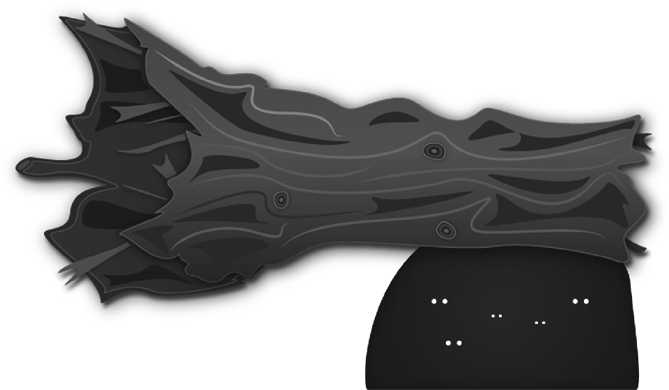 Fallen Tree Blackfox Den - Illustration (960x560), Png Download