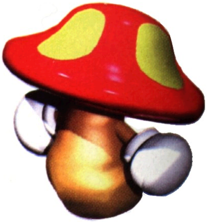 Super Mario Rpg Images Amanita Wallpaper And Background - Super Mario Rpg Mushroom Enemy (405x434), Png Download