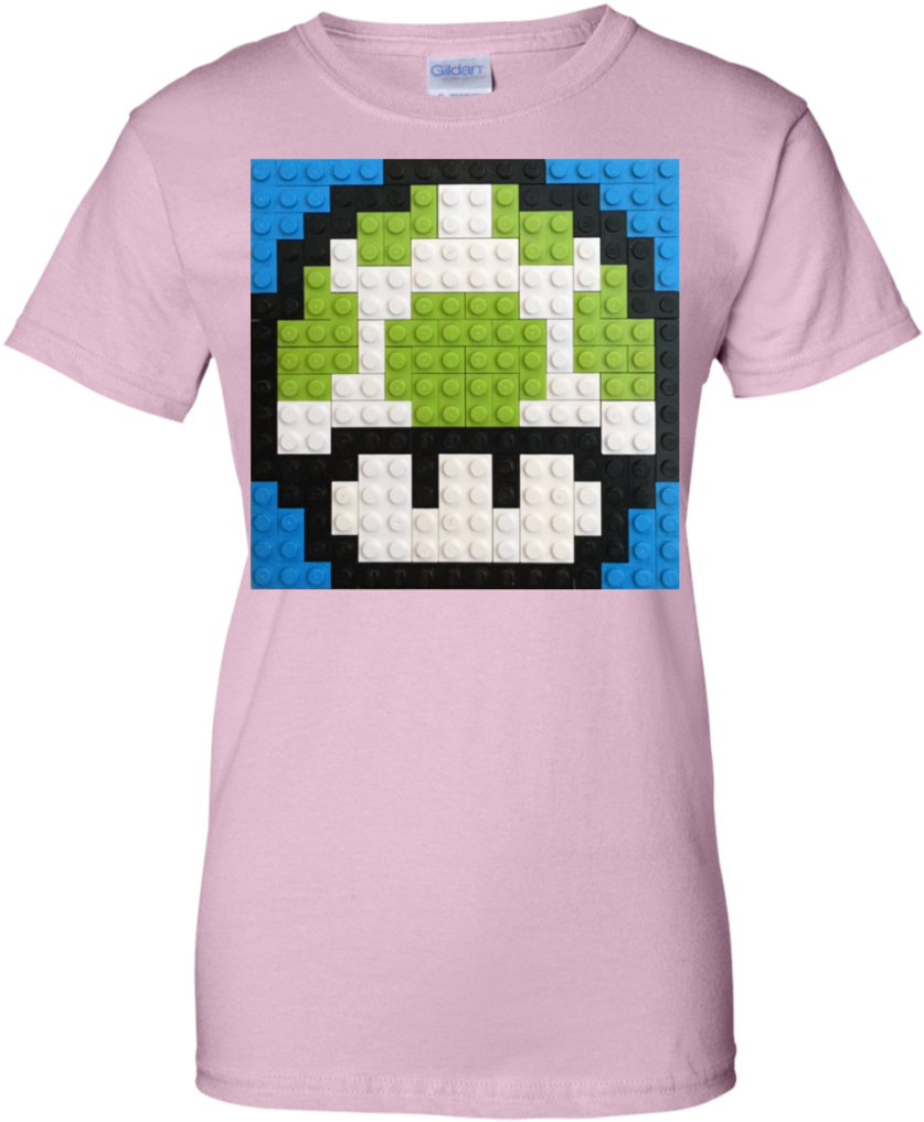 Lego Super Mario Mushroom Shirt T Shirt & Hoodie - Super Mario (1024x1024), Png Download