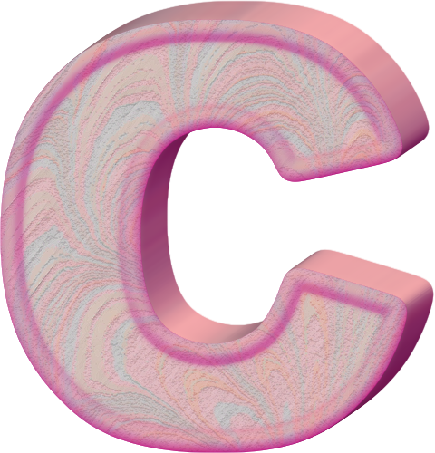 C Png Clipart - Happy Birthday Letter C (480x500), Png Download