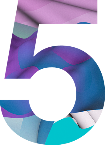 5 - 5 Png (341x469), Png Download