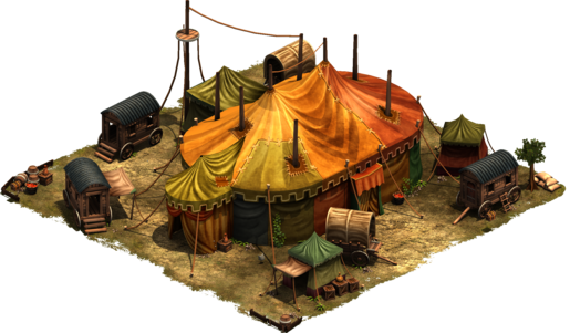 A Ss Colonialage Travellingcircus - Tent (515x301), Png Download