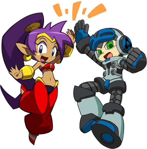 Shantae And Hyper Light Drifter - Shantae Mighty No 9 (600x600), Png Download