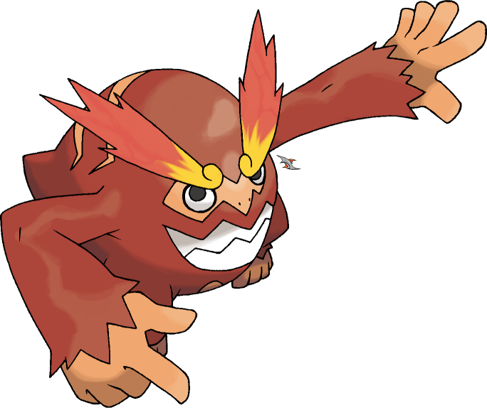 Fire Type Pokemon Which Half-fire Type Pokemon - Red Fire Type Pokemon (684x574), Png Download
