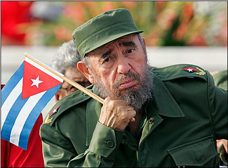 Fidel Castro By Diego Mccafferrty - Fidel Castro Retires 2008 (703x439), Png Download
