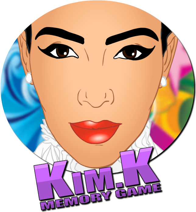 Kim Kardashian Memory Puzzle - Kardashians Art Png (664x711), Png Download