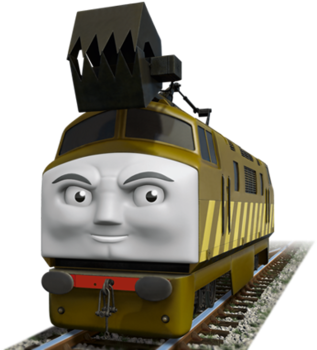 Diesel 10 Thomas And Friends Wiki Fandom Powered By - Thomas And Friends Characters Diesel 10 (350x358), Png Download
