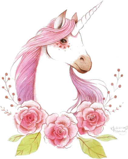 Unicórnio - Tumblr - De Unicórnio (500x606), Png Download