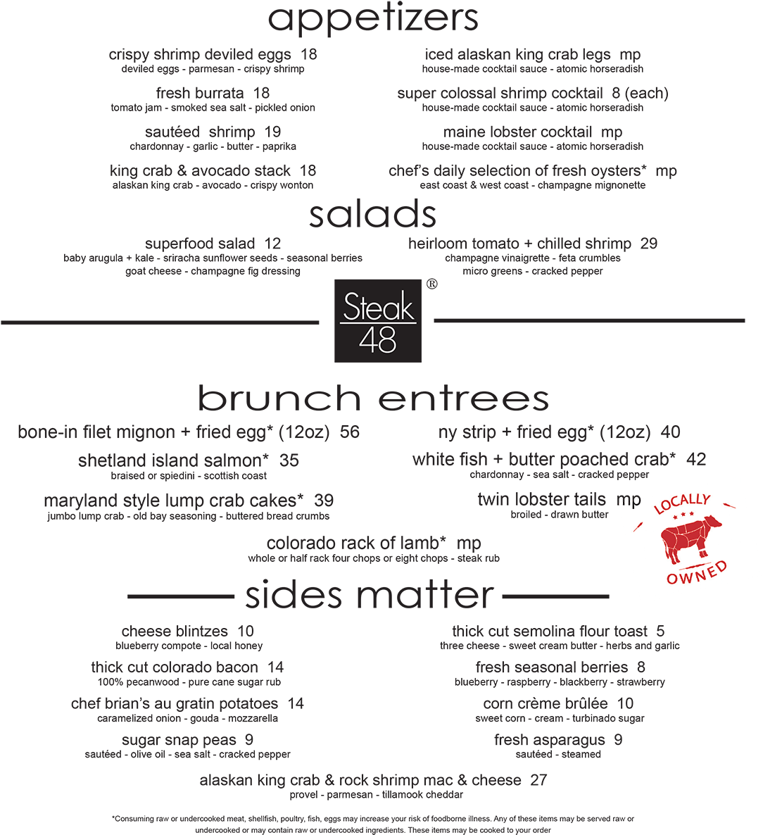 Steak 48 Chicago Father's Day - Mother's Day Brunch 2018 Chicago (1200x1230), Png Download